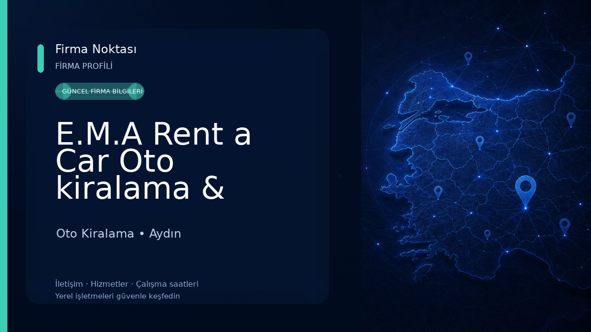 E.M.A Rent a Car Oto kiralama & Transfer Oto Kiralama