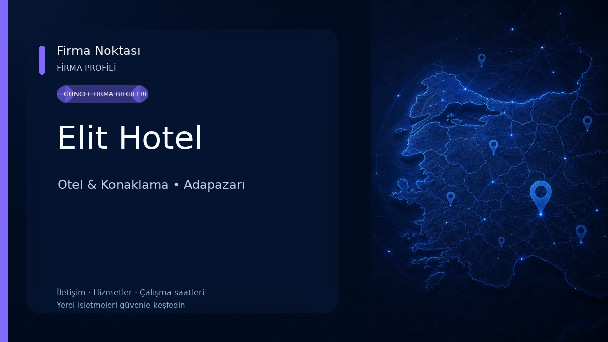 Elit Hotel Otel & Konaklama