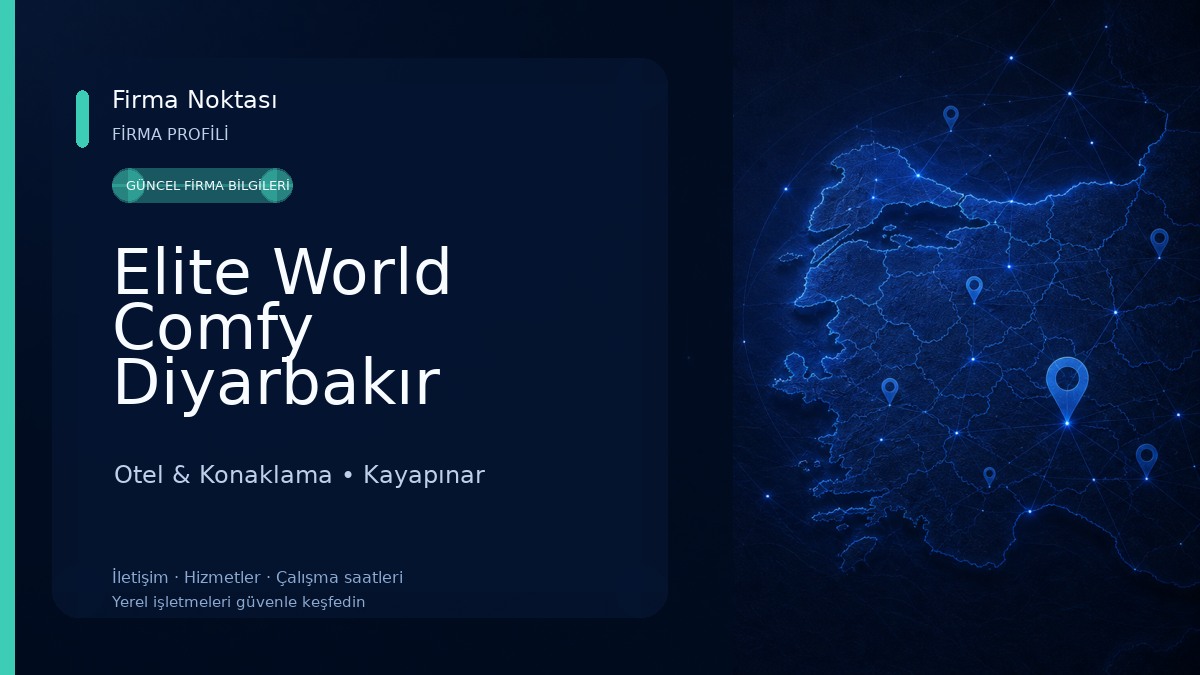 Elite World Comfy Diyarbakır Otel & Konaklama