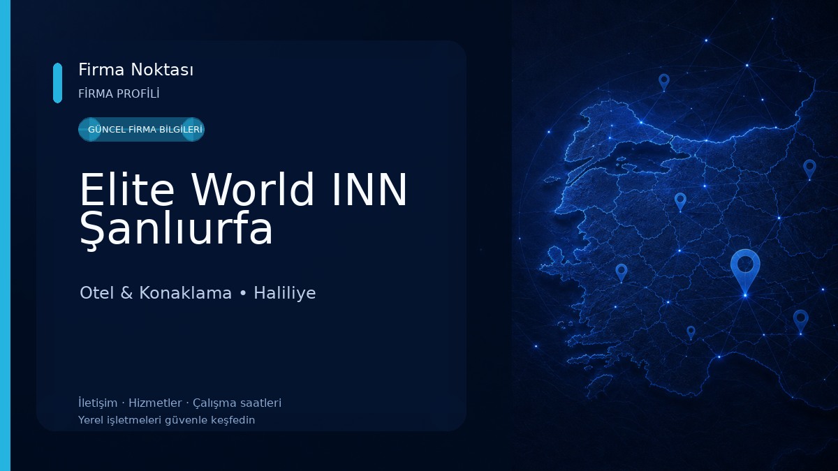 Elite World INN Şanlıurfa