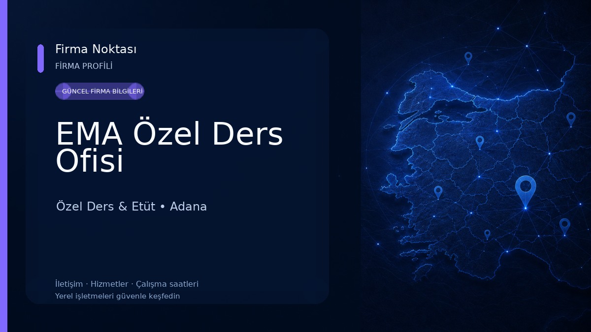 EMA Özel Ders Ofisi Özel Ders & Etüt