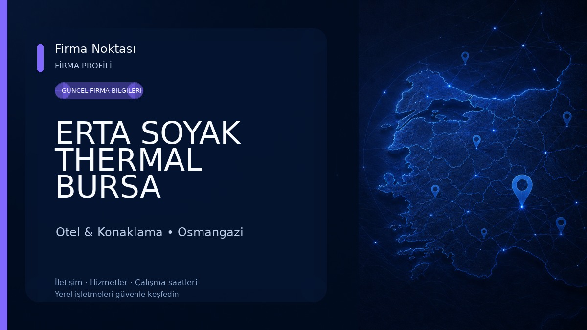 ERTA SOYAK THERMAL BURSA Otel & Konaklama