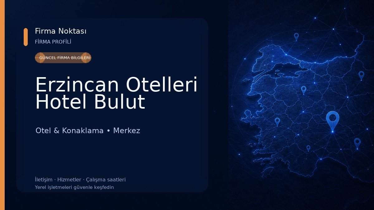 Erzincan Otelleri Hotel Bulut Otel & Konaklama
