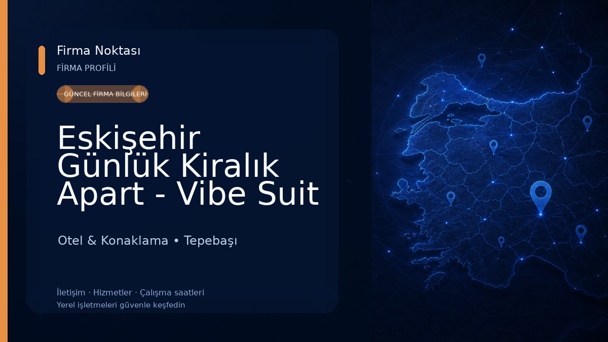 Eskişehir Günlük Kiralık Apart - Vibe Suit Otel & Konaklama