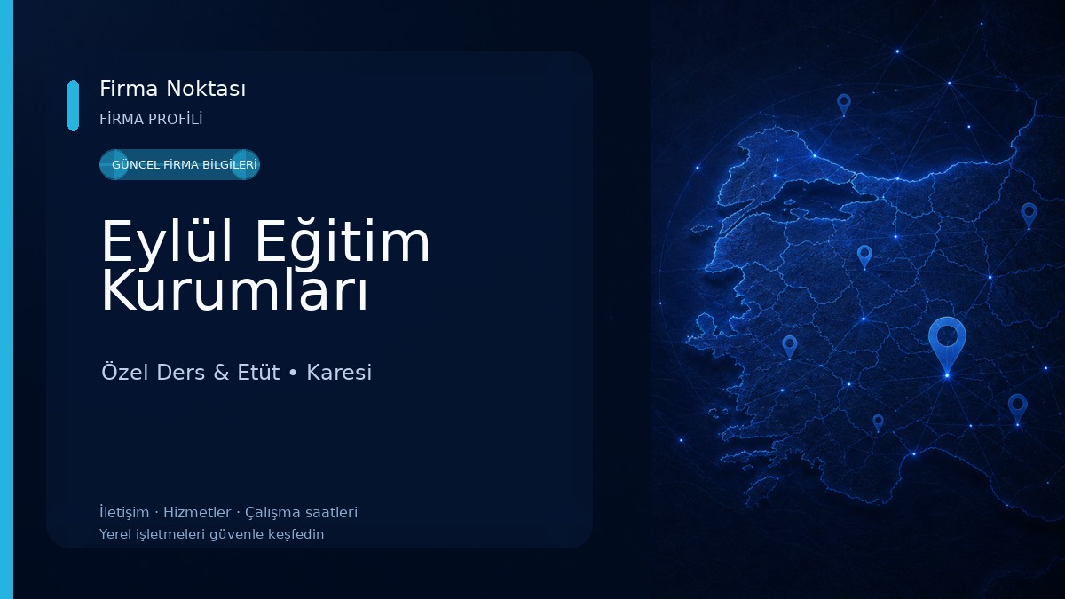 Eylül Eğitim Kurumları Özel Ders & Etüt