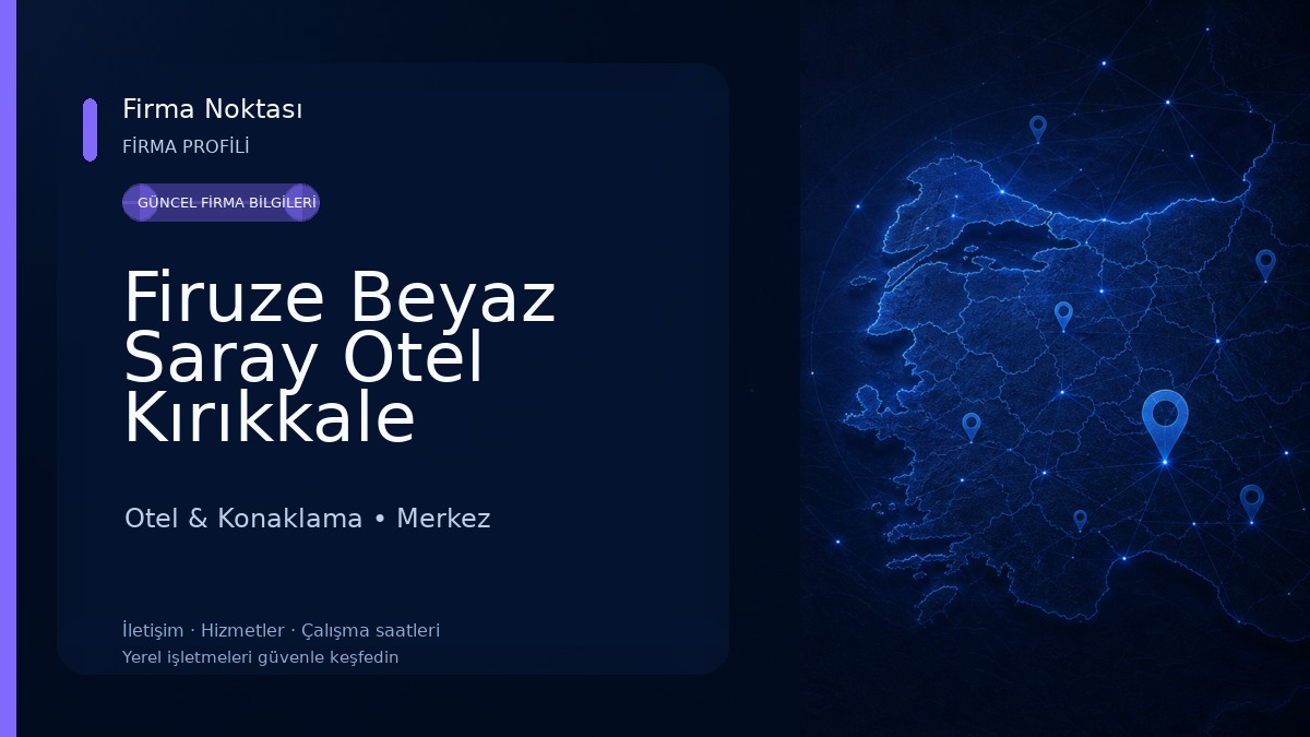 Firuze Beyaz Saray Otel Kırıkkale Otel & Konaklama