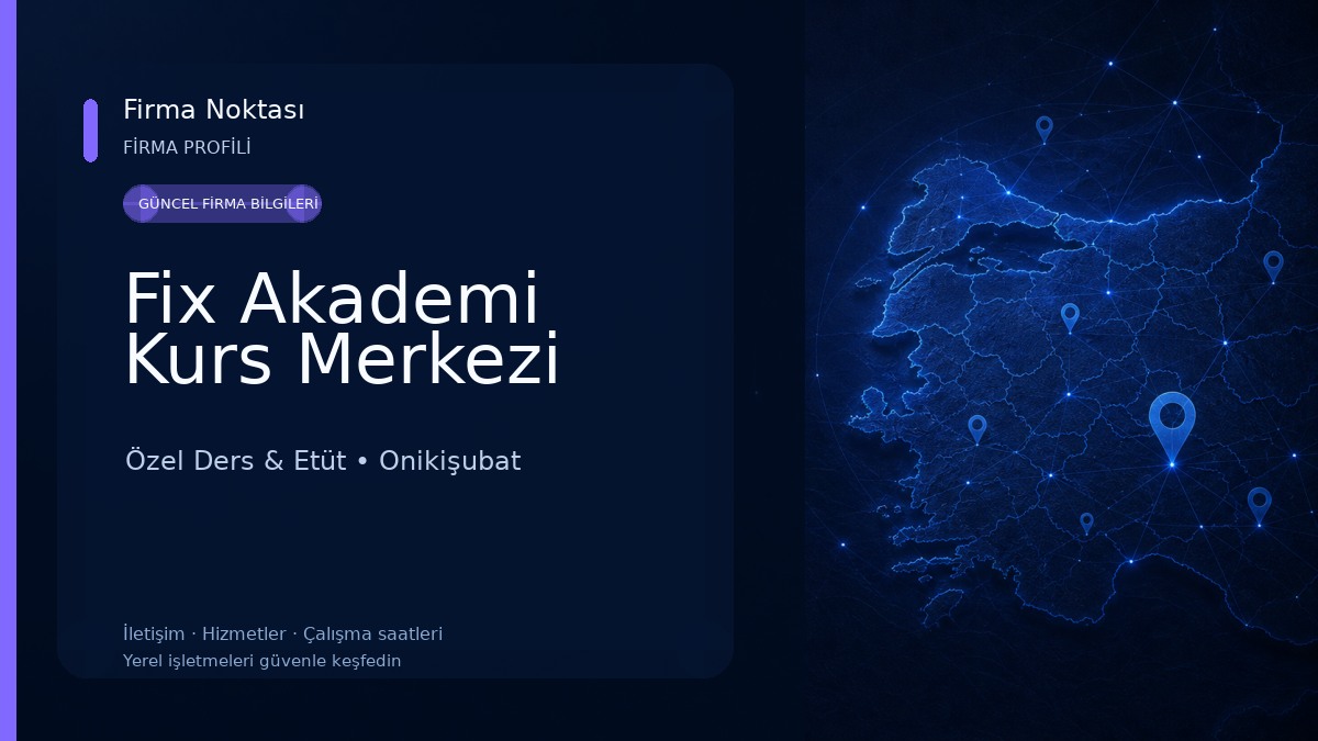 Fix Akademi Kurs Merkezi
