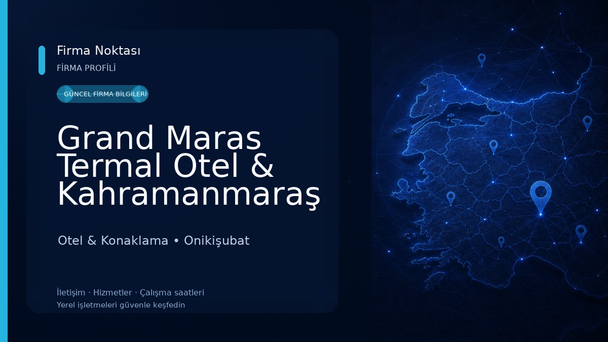 Grand Maras Termal Otel & Kahramanmaraş Oteller Otel & Konaklama