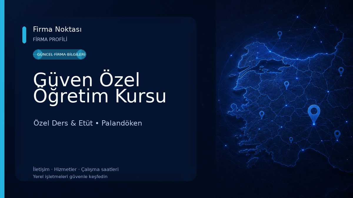Güven Özel Öğretim Kursu Özel Ders & Etüt
