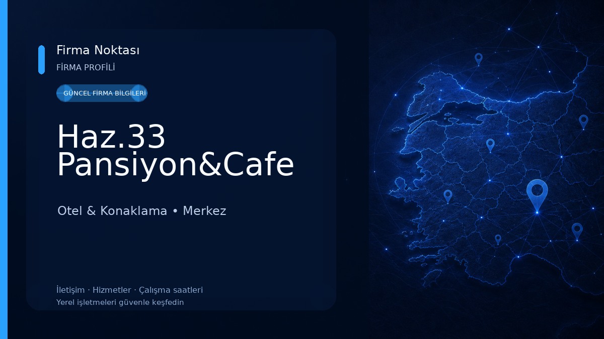 Haz.33 Pansiyon&Cafe