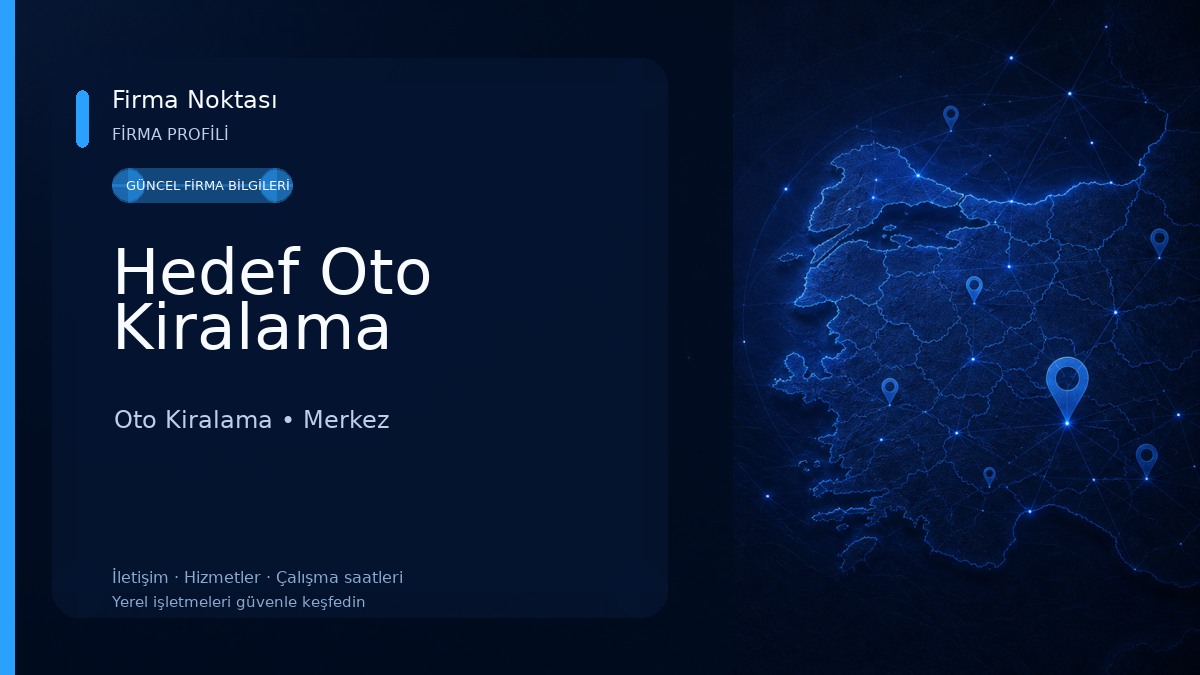 Hedef Oto Kiralama Oto Kiralama