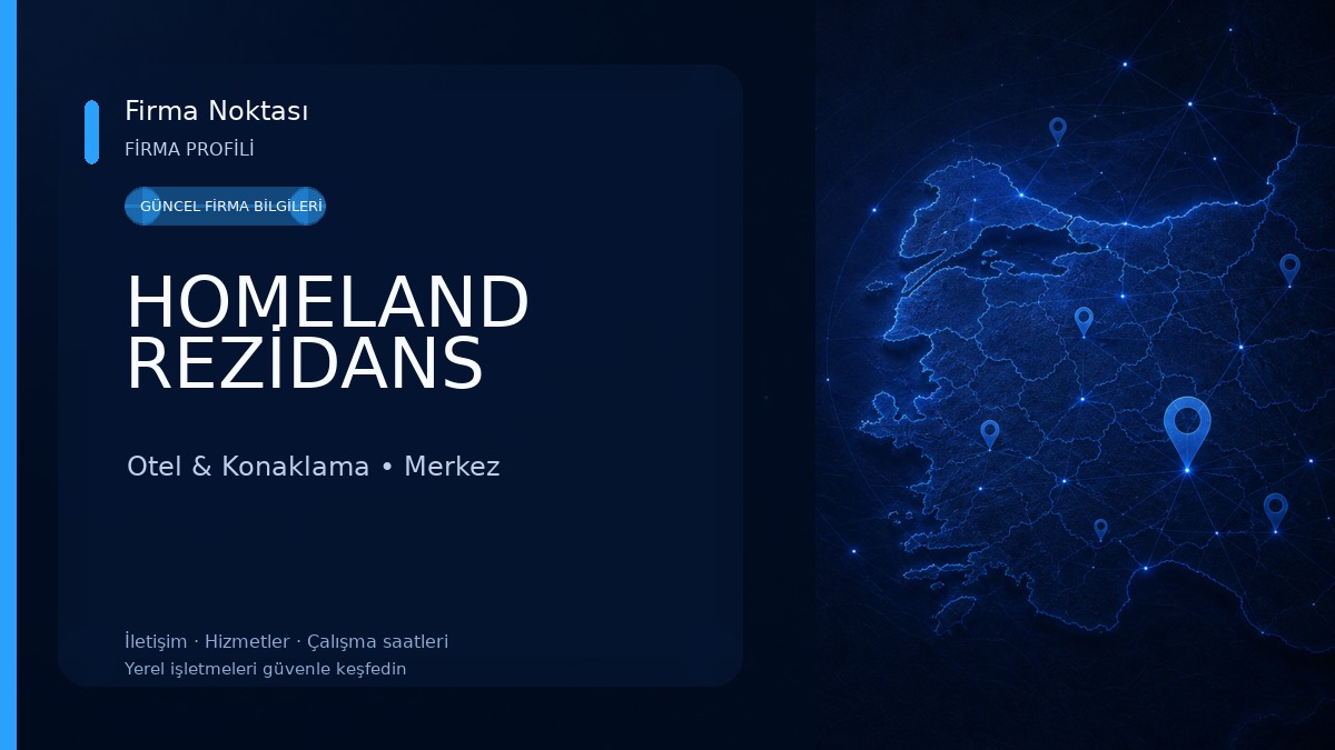HOMELAND REZİDANS Otel & Konaklama