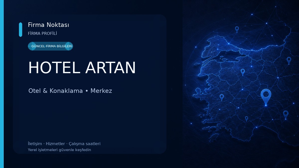 HOTEL ARTAN Otel & Konaklama