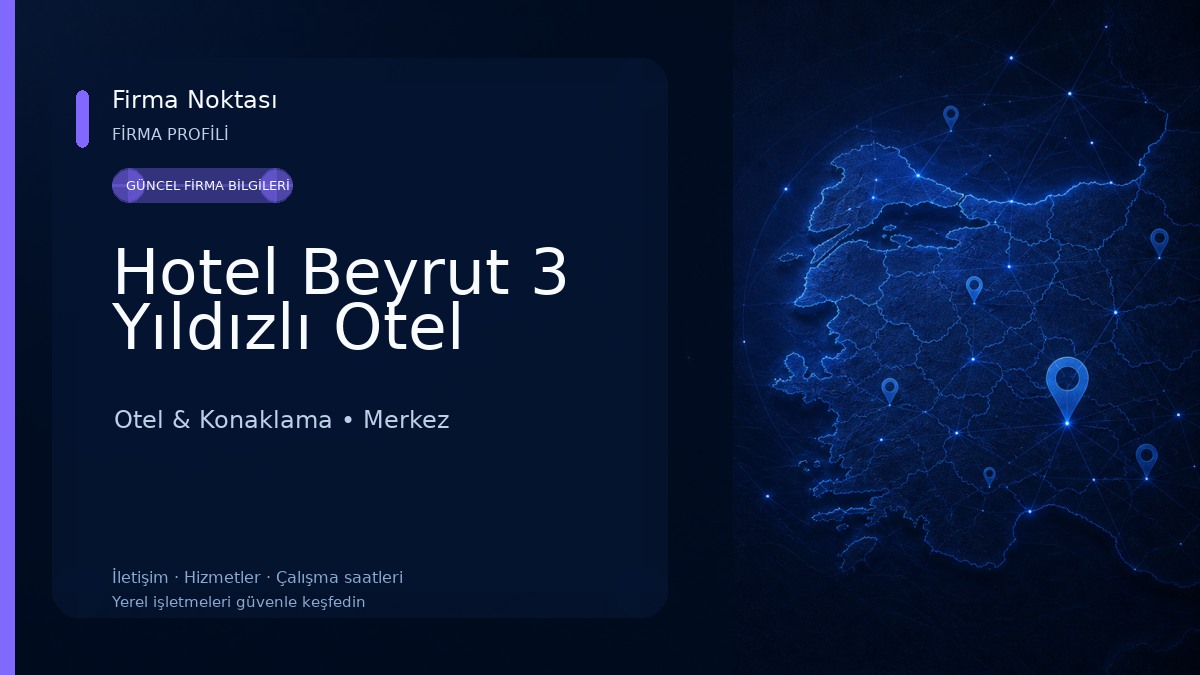 Hotel Beyrut 3 Yıldızlı Otel Otel & Konaklama