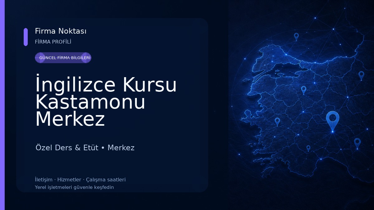 İngilizce Kursu Kastamonu Merkez American Life Yabancı Dil Okulu