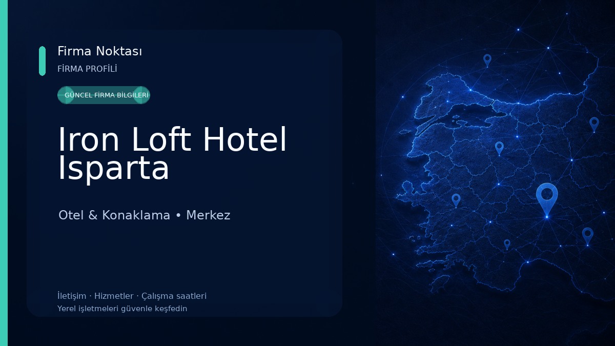 Iron Loft Hotel Isparta Otel & Konaklama