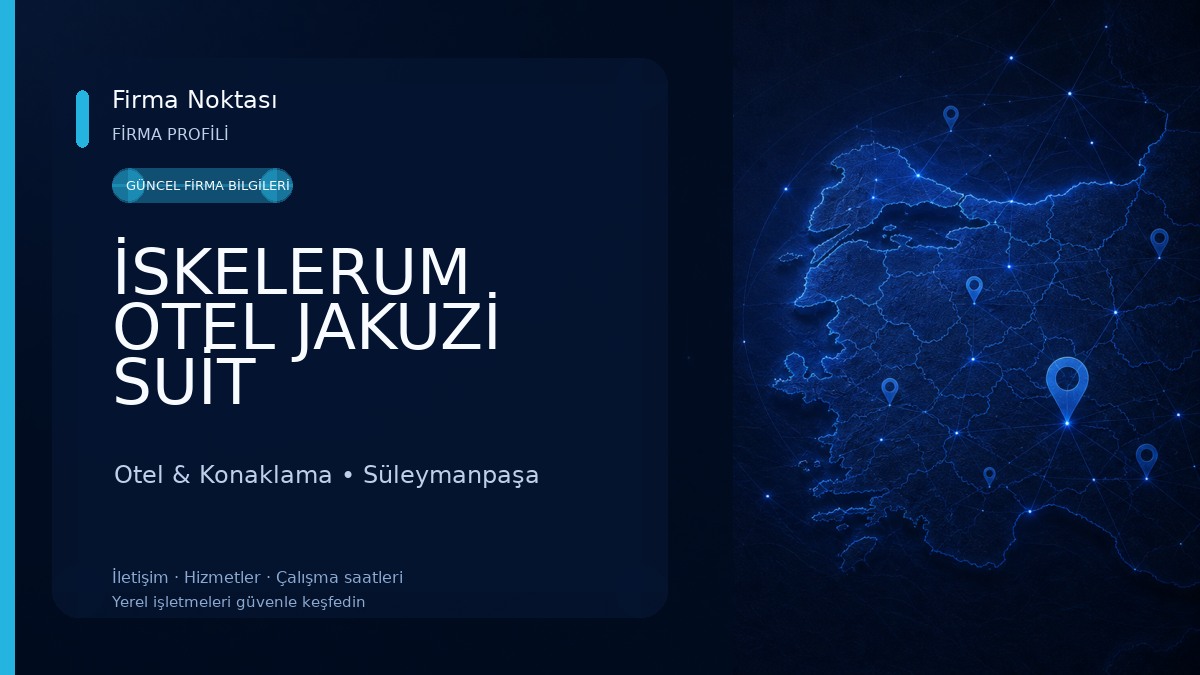 İSKELERUM OTEL JAKUZİ SUİT Otel & Konaklama
