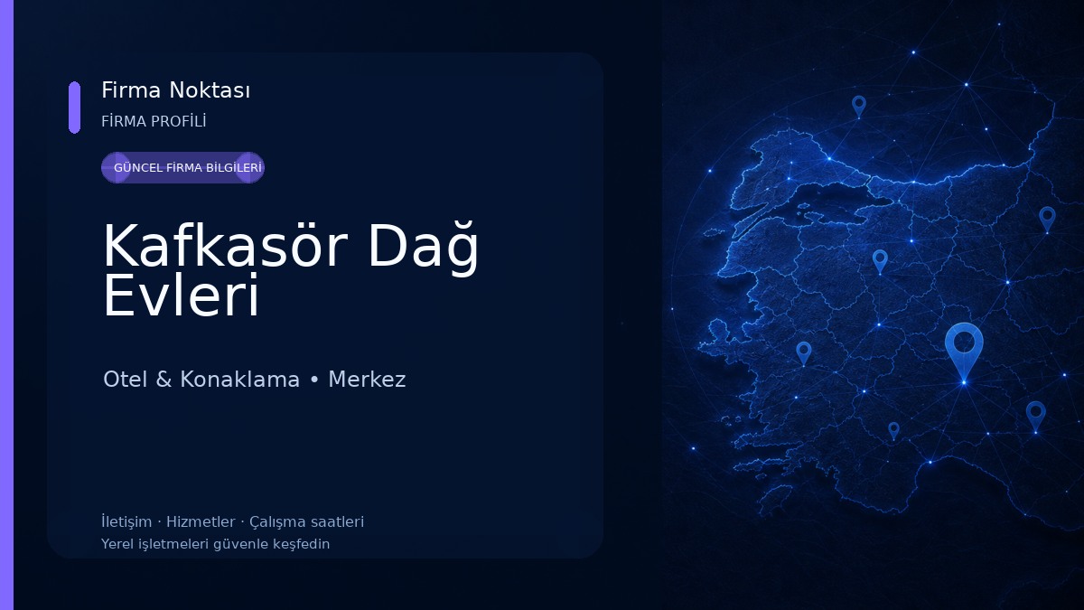 Kafkasör Dağ Evleri