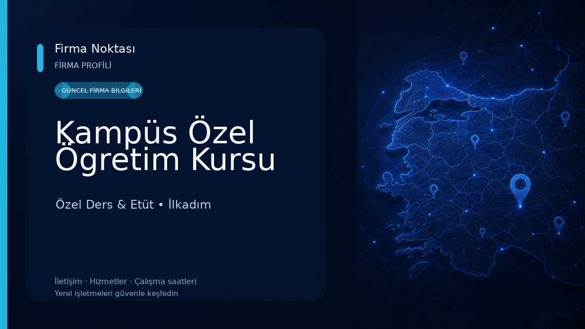 Kampüs Özel Ögretim Kursu Özel Ders & Etüt