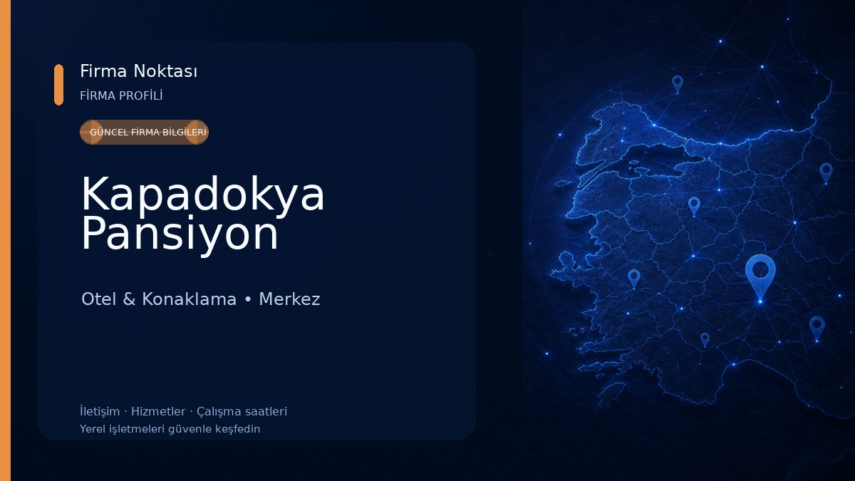 Kapadokya Pansiyon Otel & Konaklama