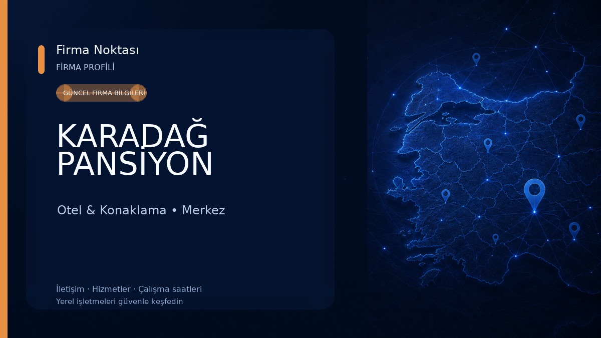 KARADAĞ PANSİYON Otel & Konaklama