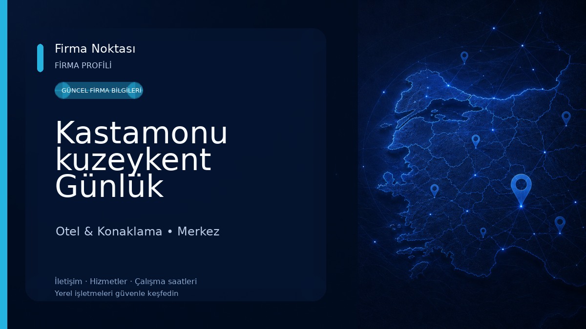 Kastamonu kuzeykent Günlük konaklama