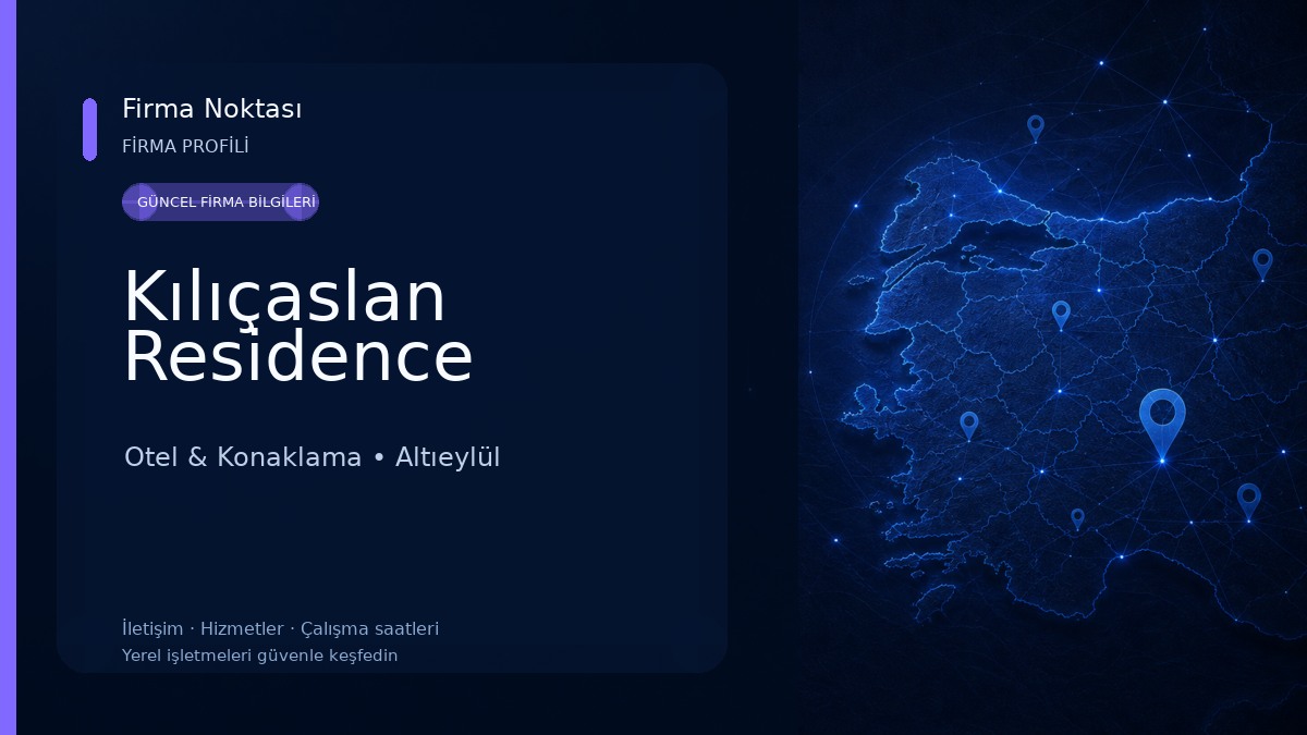 Kılıçaslan Residence Otel & Konaklama
