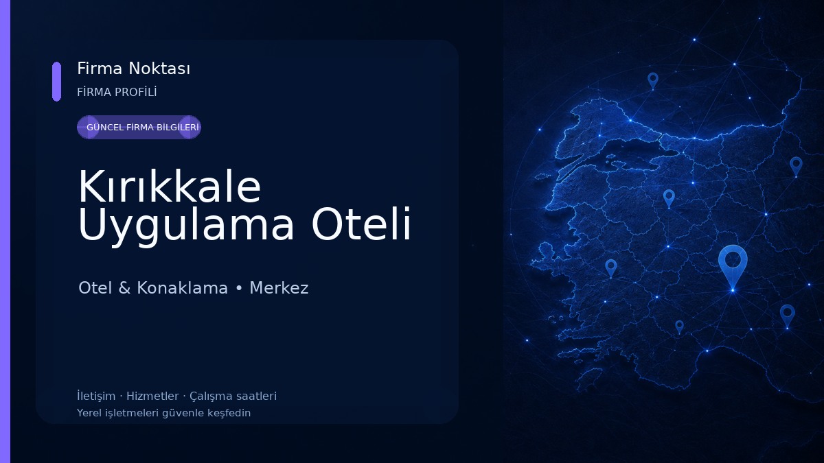 Kırıkkale Uygulama Oteli