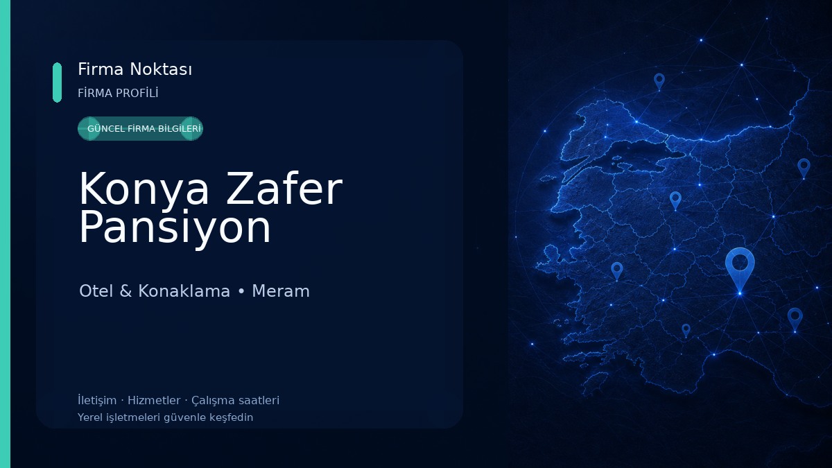 Konya Zafer Pansiyon Otel & Konaklama