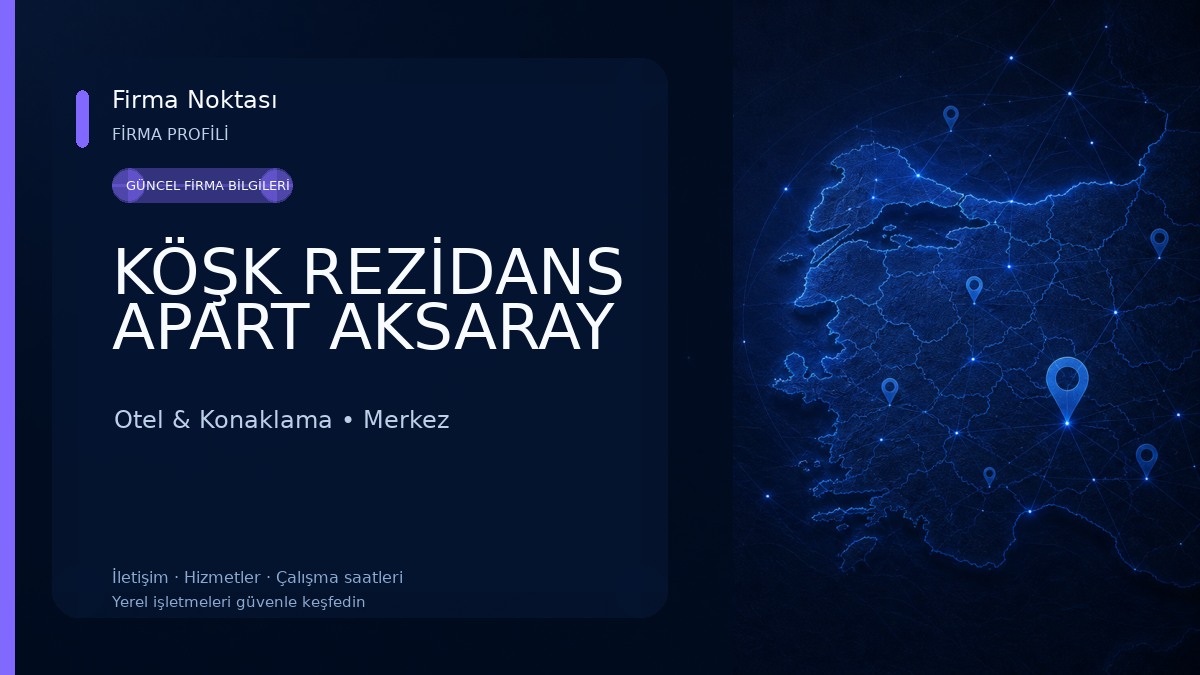 KÖŞK REZİDANS APART AKSARAY