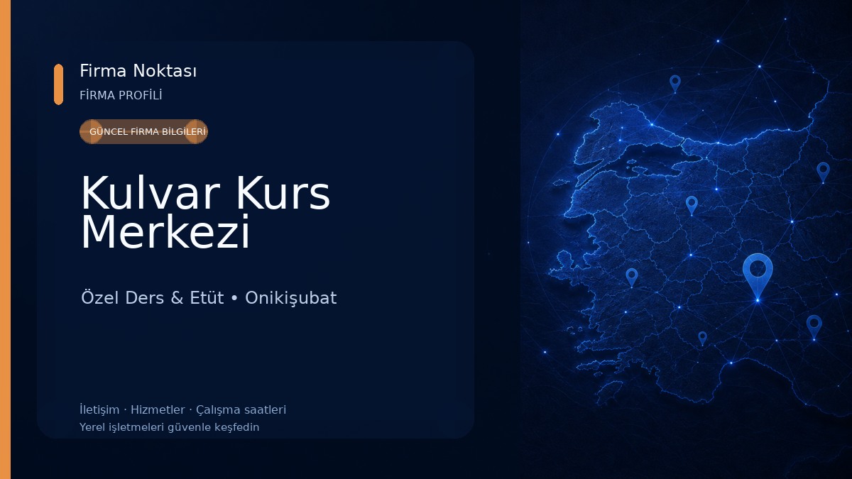 Kulvar Kurs Merkezi Özel Ders & Etüt