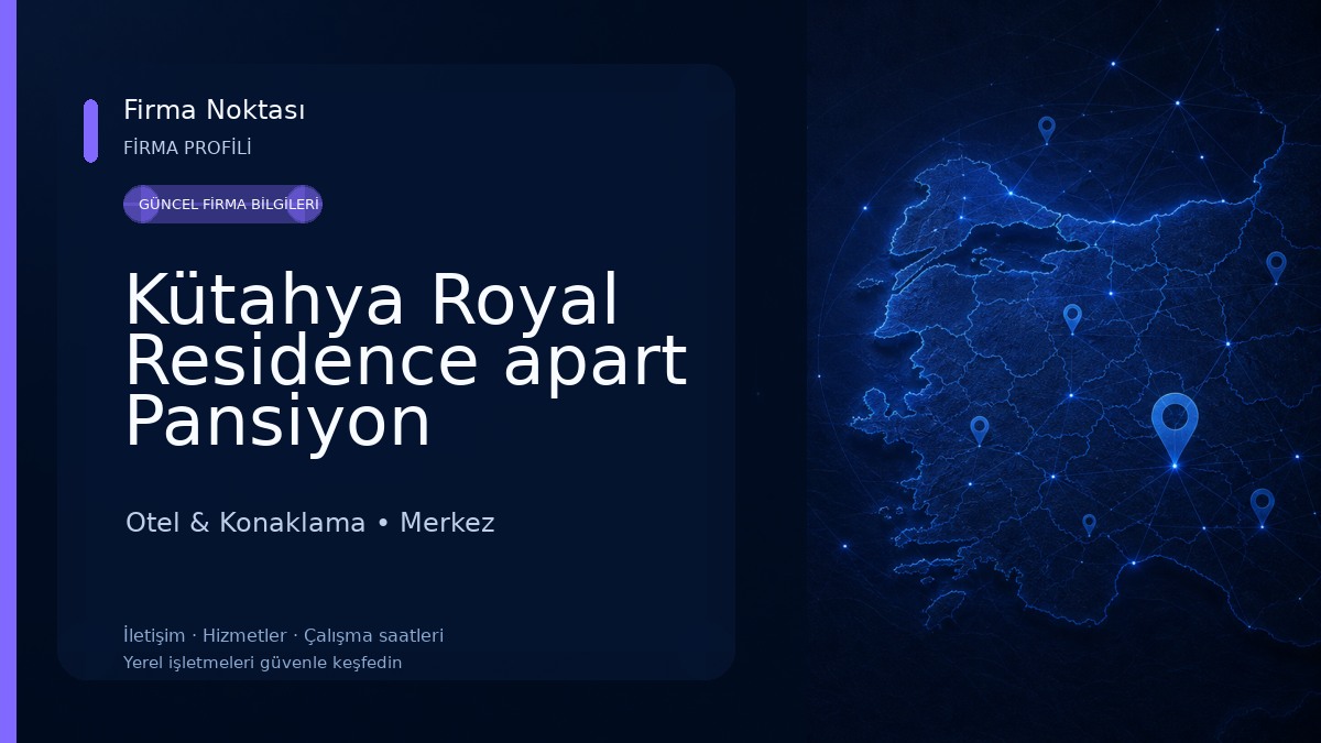 Kütahya Royal Residence apart Pansiyon Otel & Konaklama
