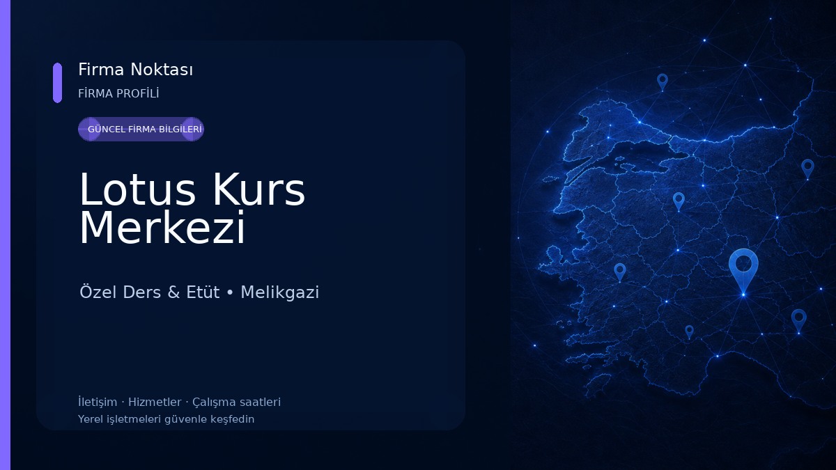Lotus Kurs Merkezi Özel Ders & Etüt