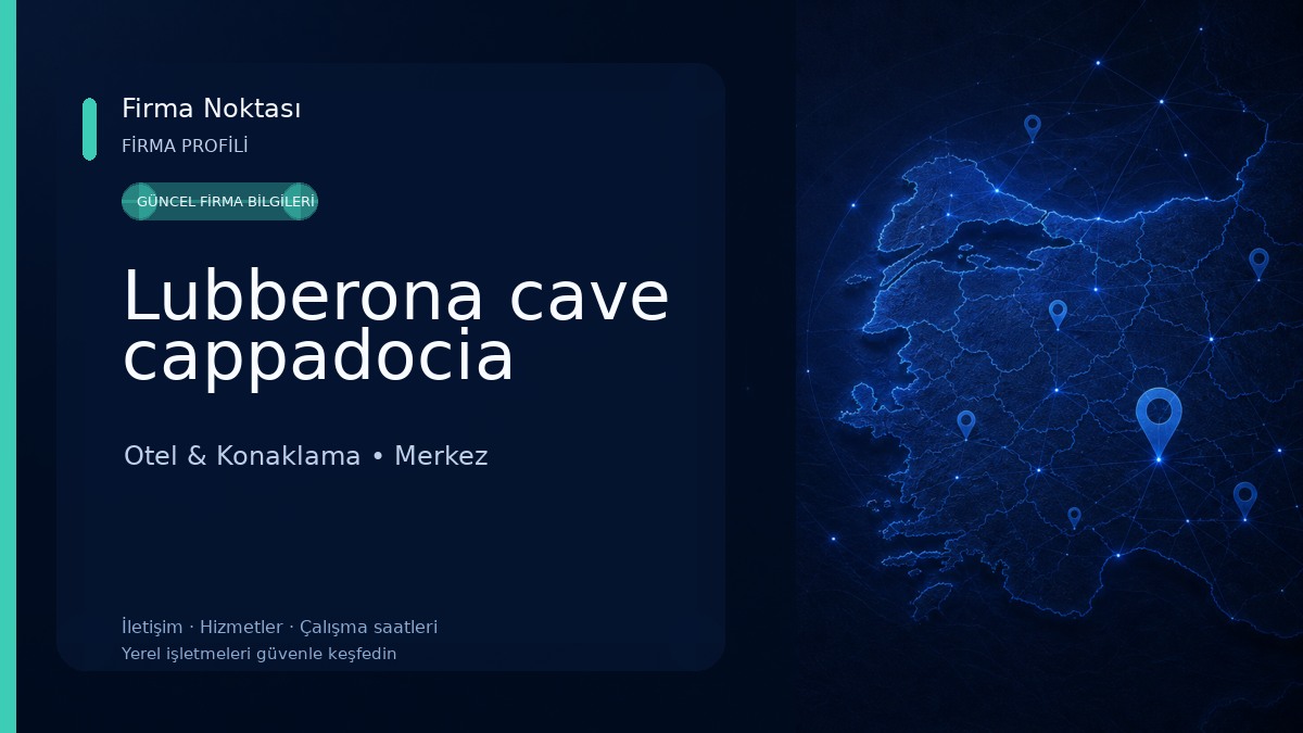 Lubberona cave cappadocia Otel & Konaklama