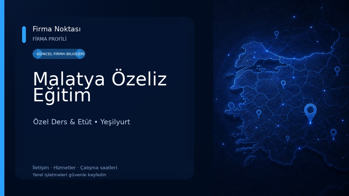Malatya Özeliz Eğitim Özel Ders & Etüt