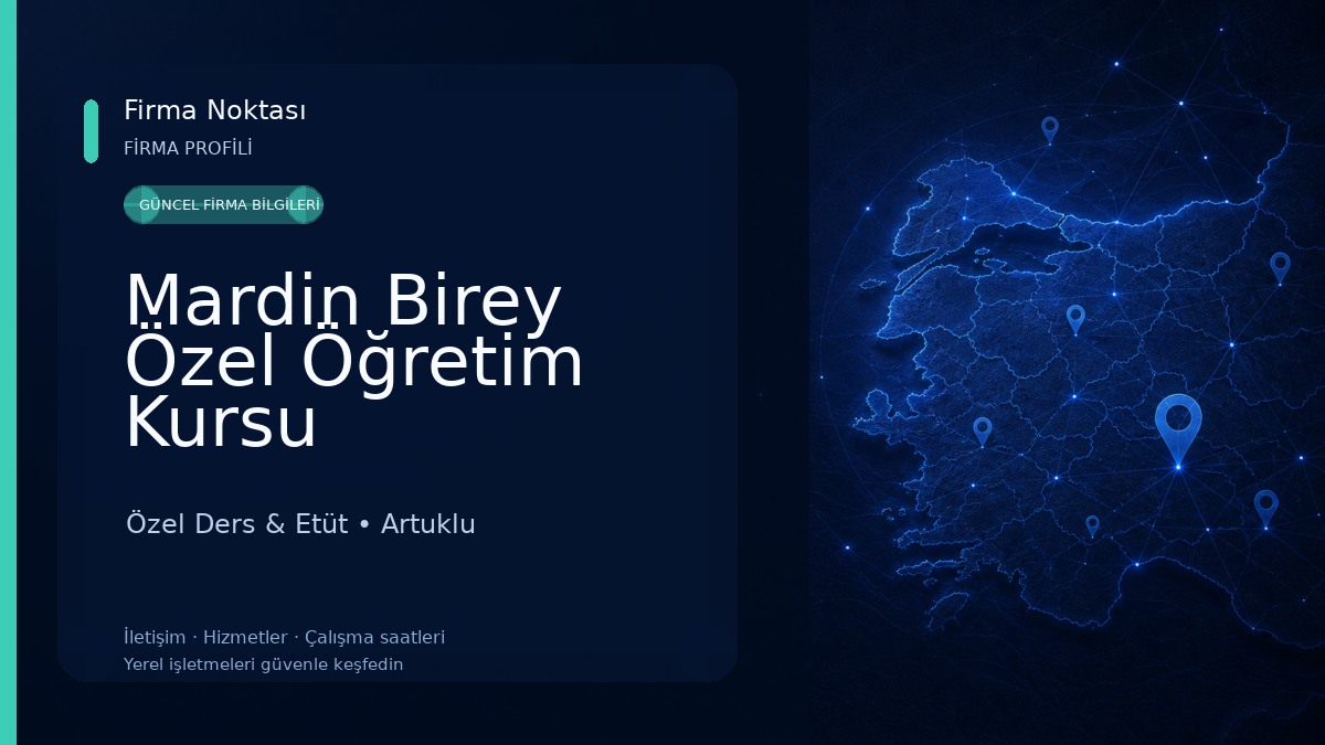 Mardin Birey Özel Öğretim Kursu