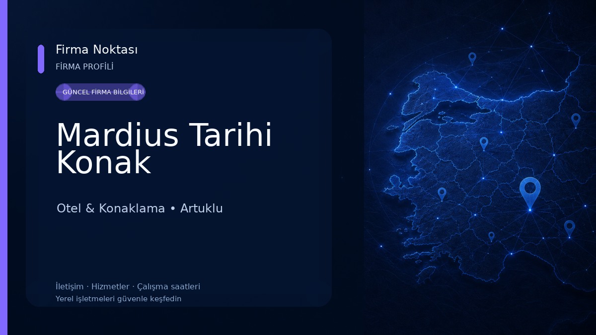 Mardius Tarihi Konak Otel & Konaklama