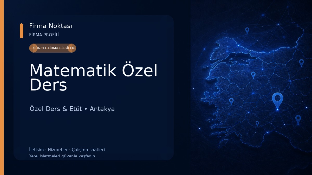 Matematik Özel Ders