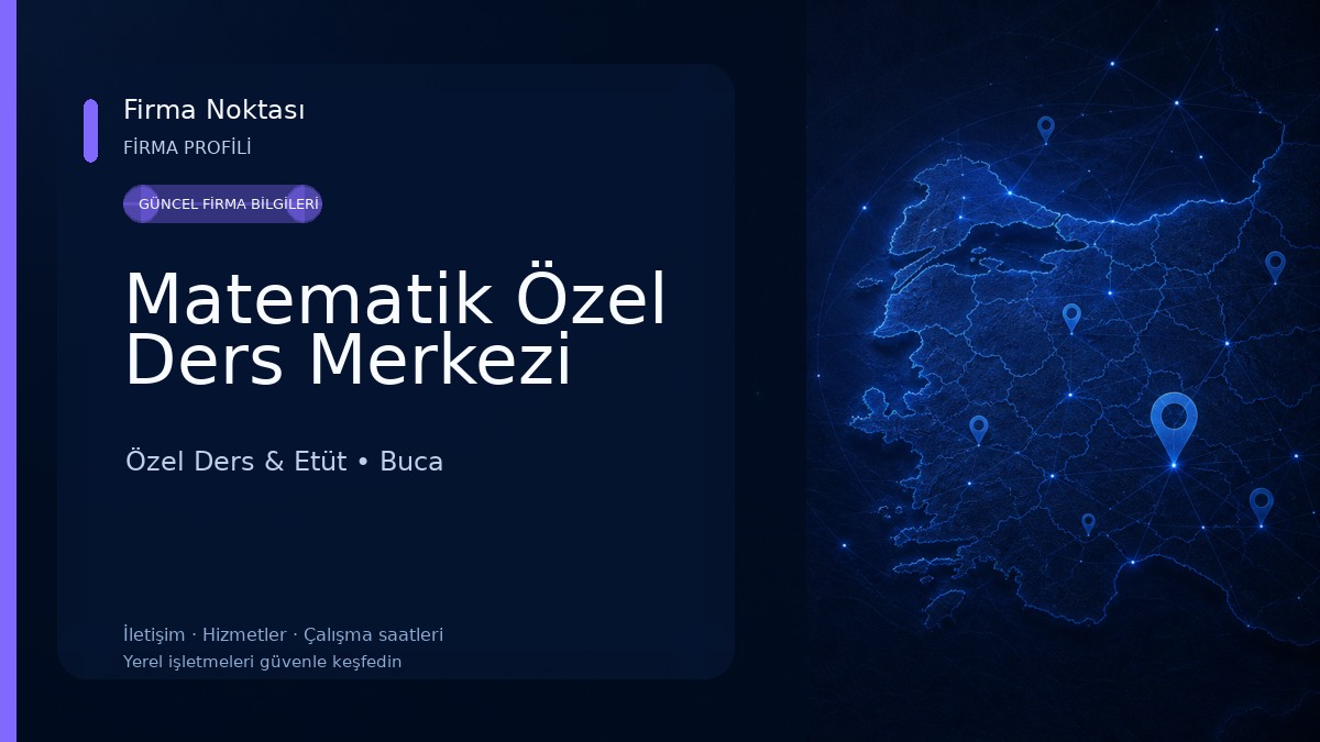 Matematik Özel Ders Merkezi Özel Ders & Etüt