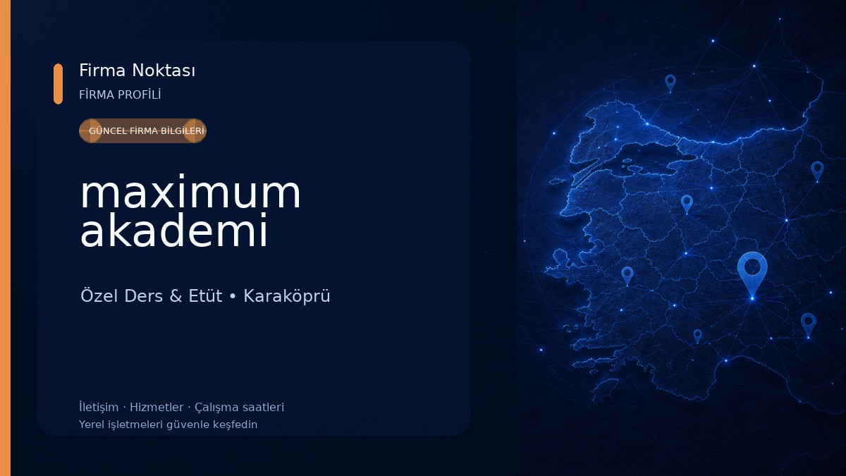 maximum akademi Özel Ders & Etüt