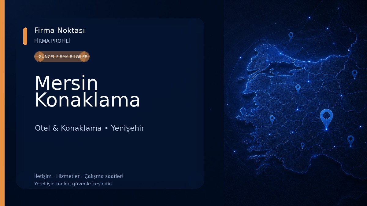 Mersin Konaklama Otel & Konaklama