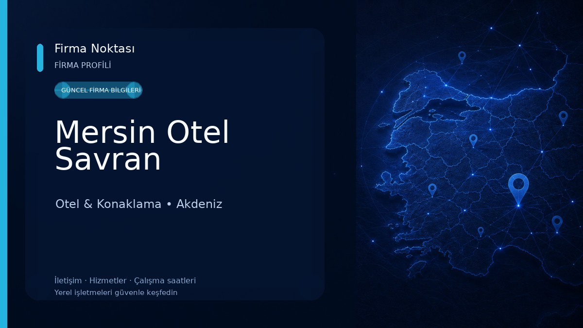 Mersin Otel Savran Otel & Konaklama
