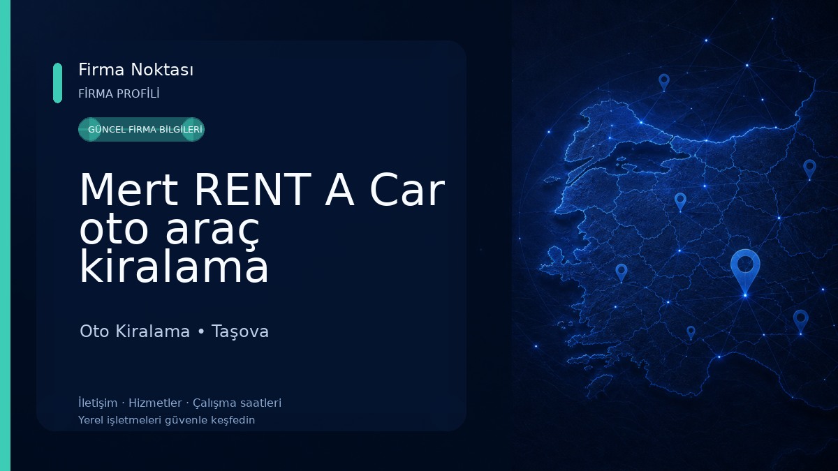 Mert RENT A Car oto araç kiralama Oto Kiralama