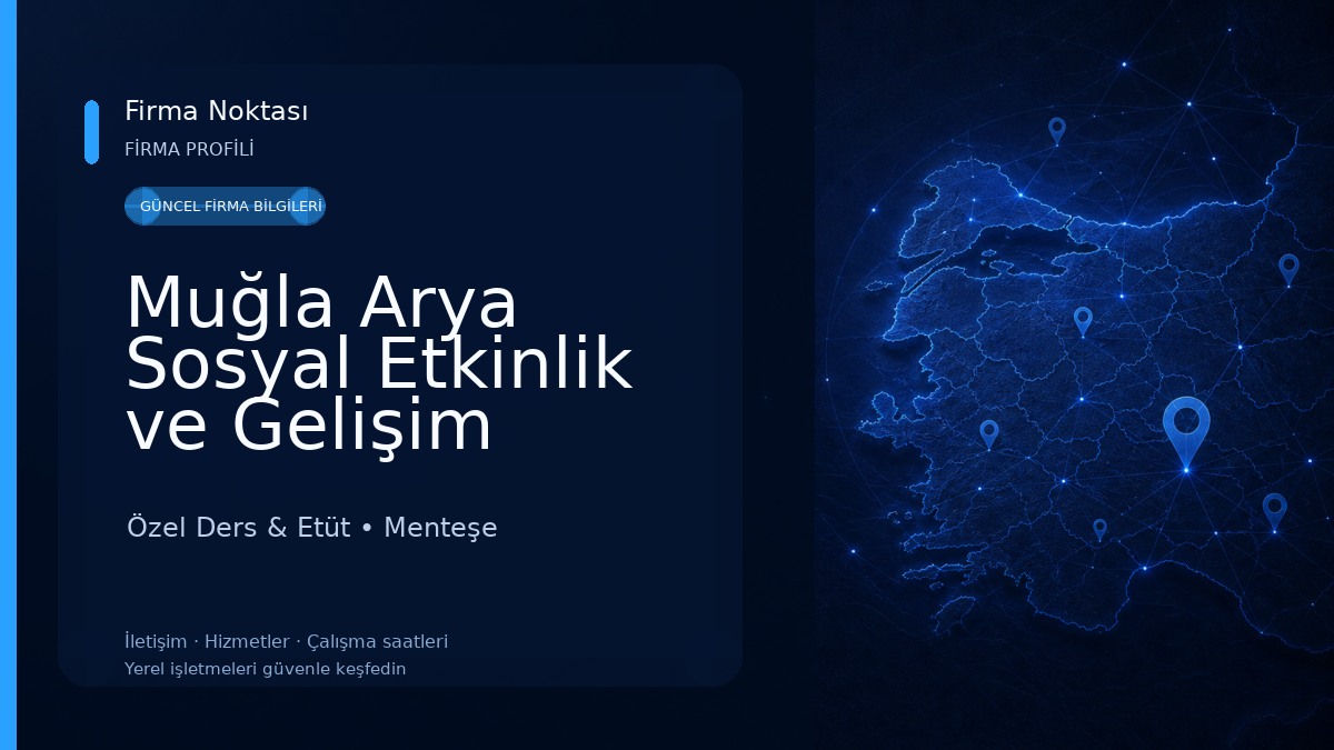 Muğla Arya Sosyal Etkinlik ve Gelişim Merkezi