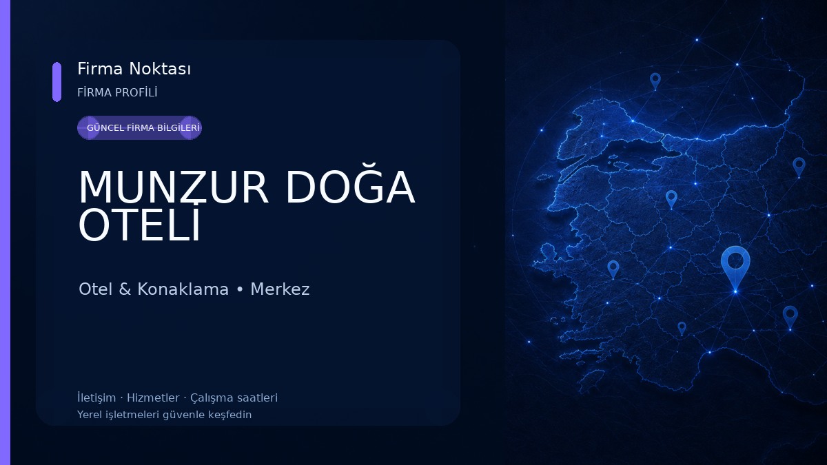 MUNZUR DOĞA OTELİ