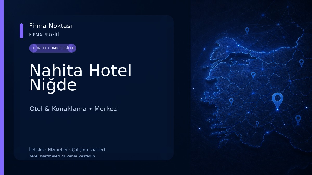 Nahita Hotel Niğde