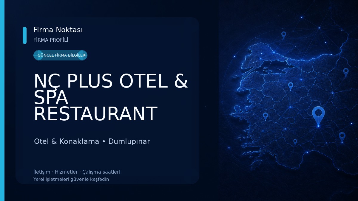 NÇ PLUS OTEL & SPA RESTAURANT DÜĞÜN VE KONFERANS SALONLARI Otel & Konaklama