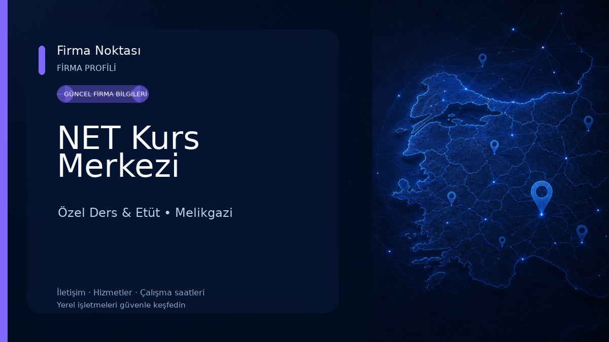 NET Kurs Merkezi Özel Ders & Etüt