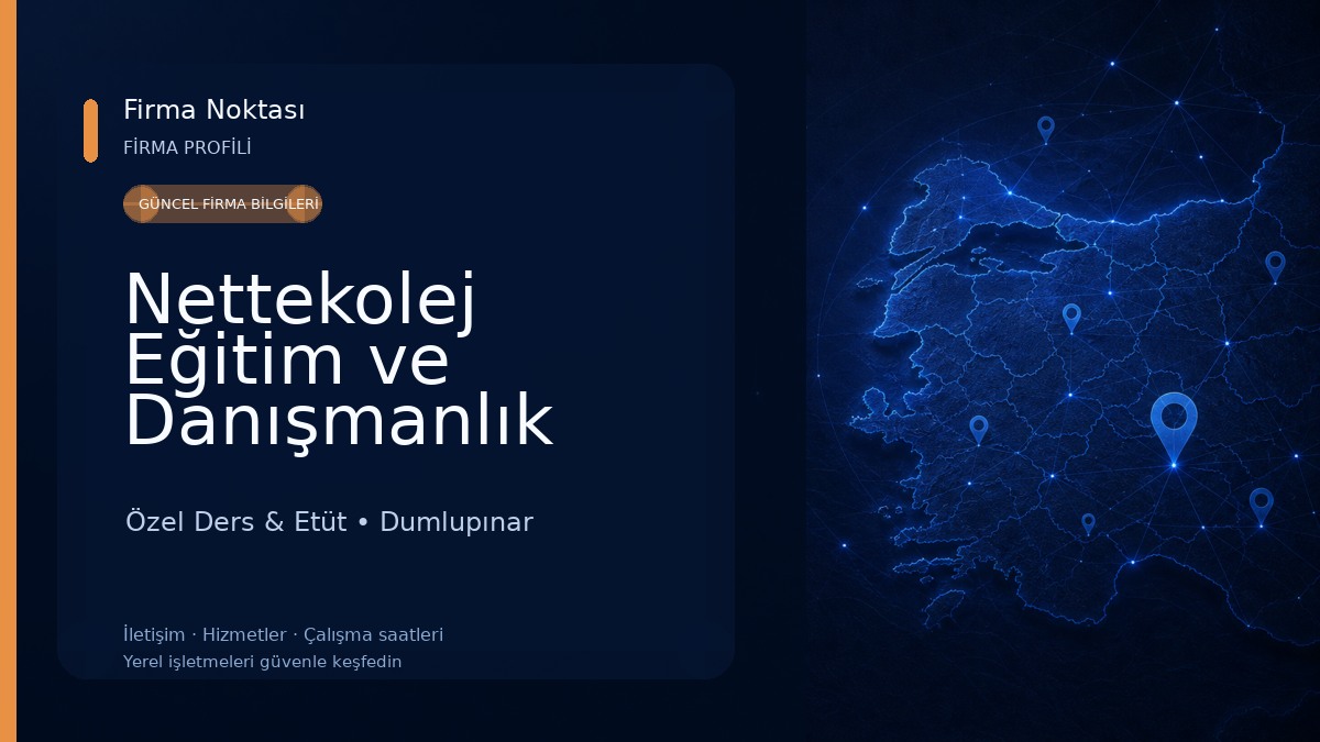 Nettekolej Eğitim ve Danışmanlık Hizmetleri