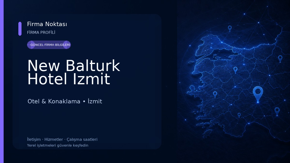 New Balturk Hotel Izmit Otel & Konaklama